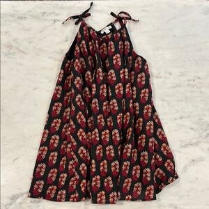 Crewcuts Maroon and Black Sundress